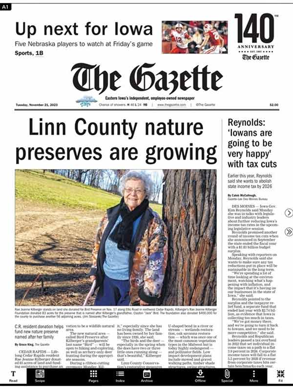 Gazette front cover