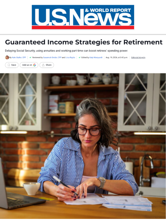U.S. News & World Report article on Cedar Point Capital Partners
